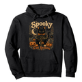 Spooky Cat Season Vintage Cat Hoodie