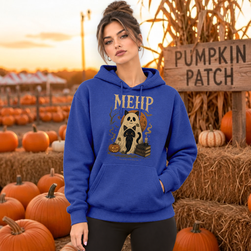 MEHP Vintage Ghost Cat Hoodie