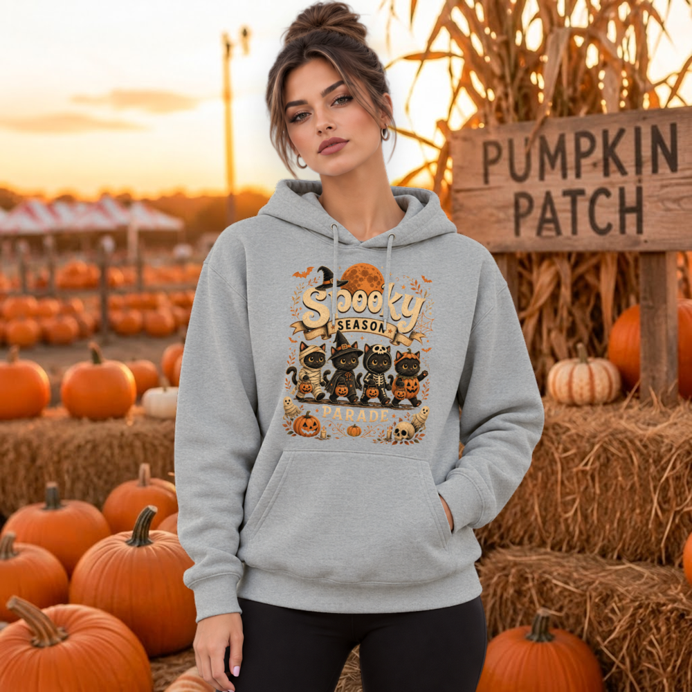 Spooky Season Parade Costume Kittens Hoodie