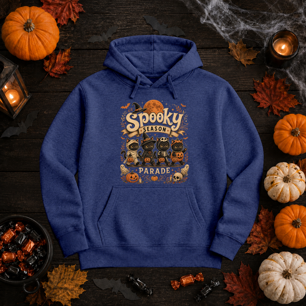 Spooky Season Parade Costume Kittens Hoodie