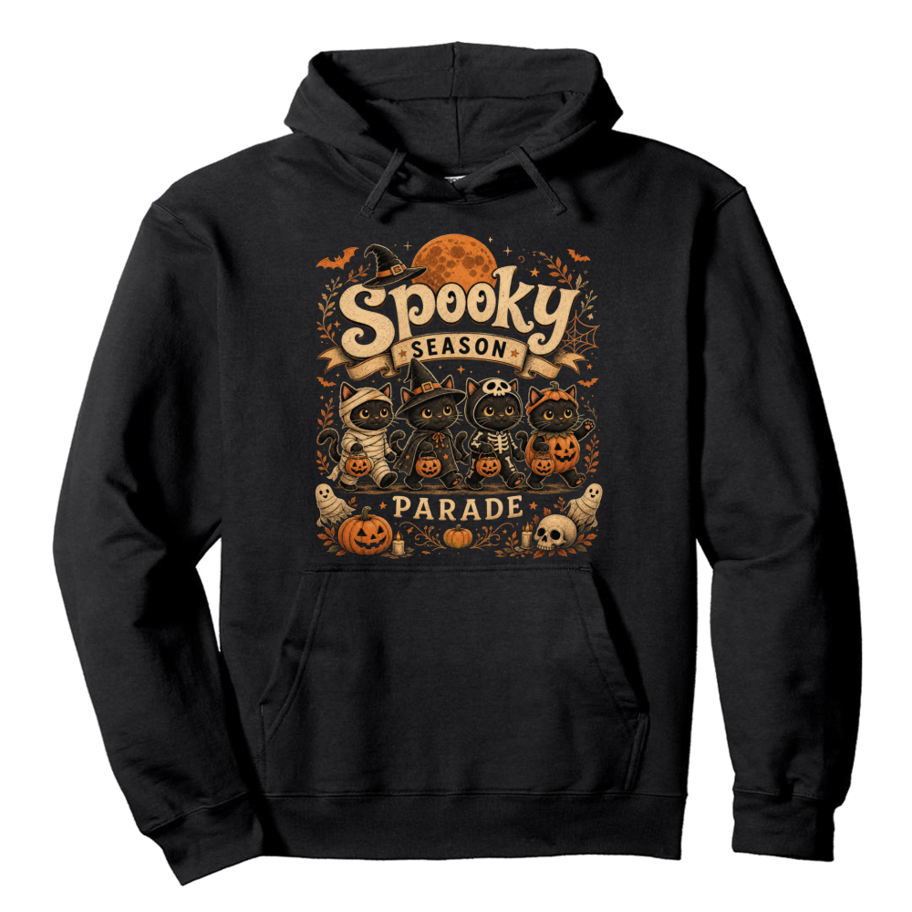 Spooky Season Parade Costume Kittens Hoodie