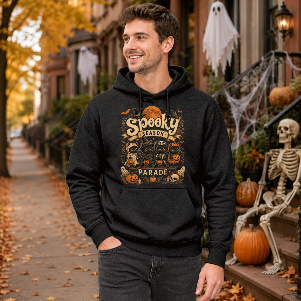 Spooky Season Parade Costume Kittens Hoodie