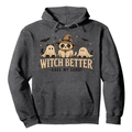 Witch Better Have My Candy Vintage Cat Dark Heather Hoodie